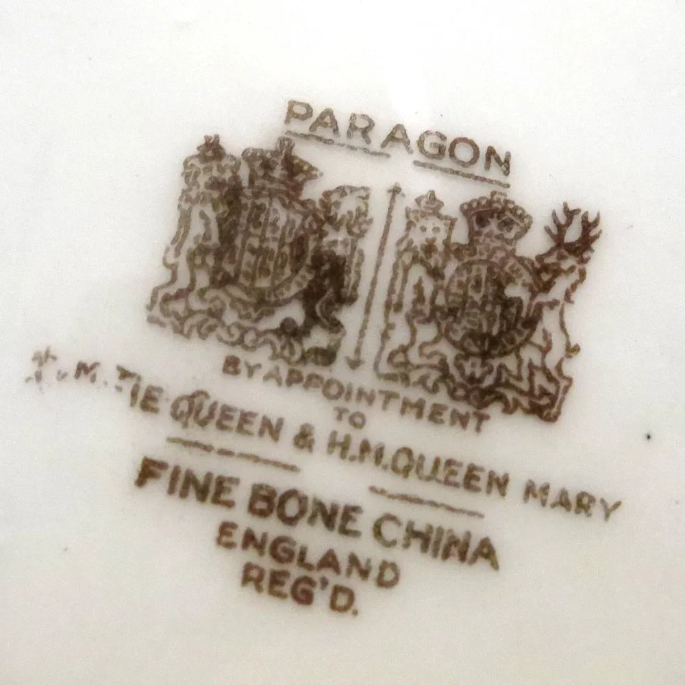 Paragon Spring Melody Cake Serving Plate Double Warrant Fine Bone China England - Picture 5 of 5